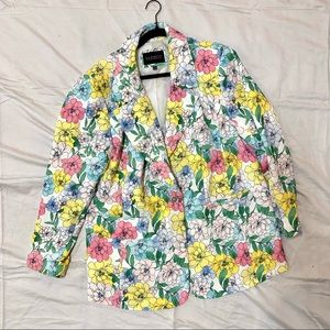 ELOQUII Floral blazer size 18